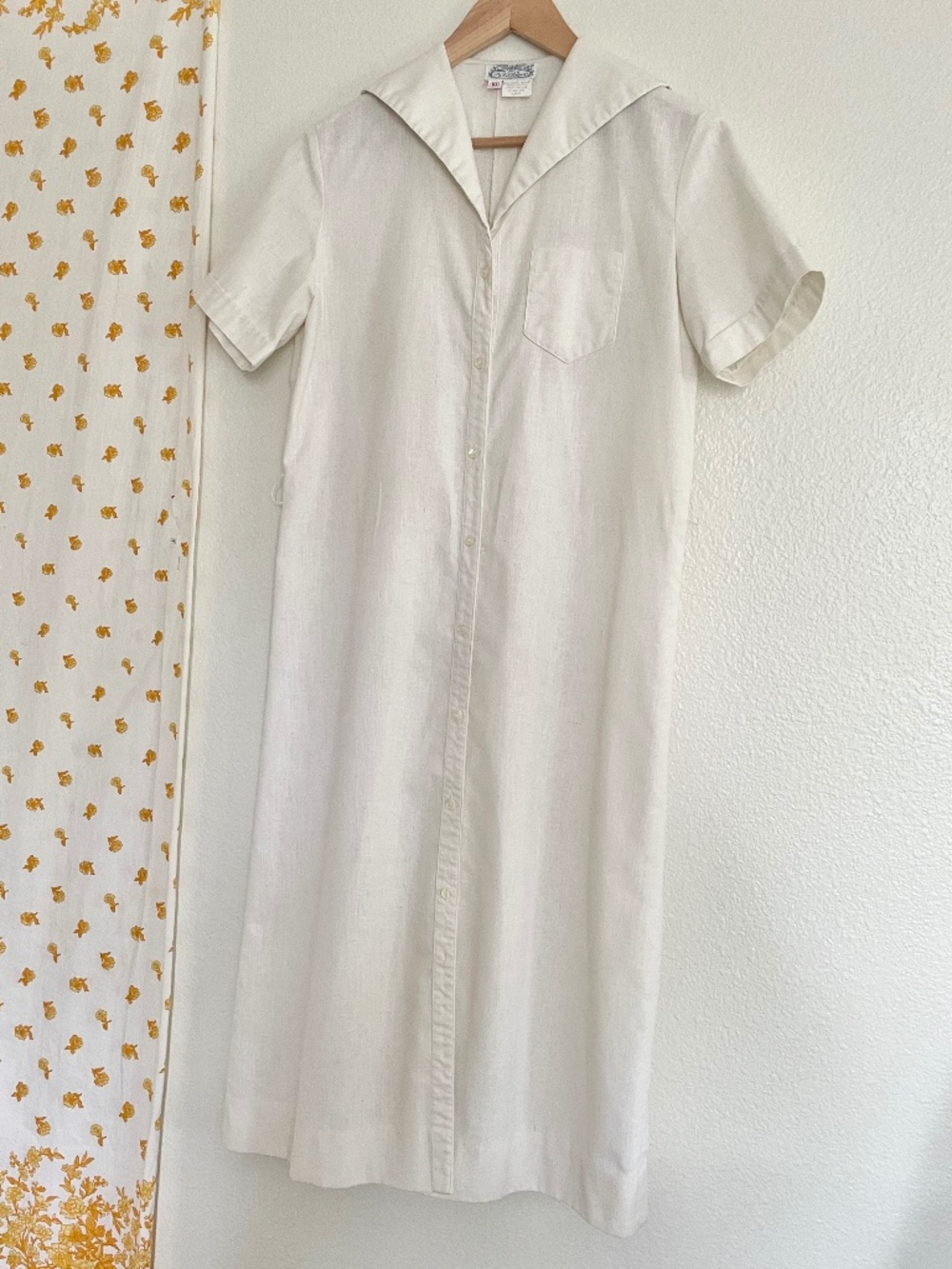 Vintage The Villager Sailor Collar Shirt Dress